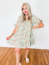 Load image into Gallery viewer, Vanna Floral Dress | Sage