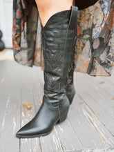 Load image into Gallery viewer, Samara Black Embroidered Boot