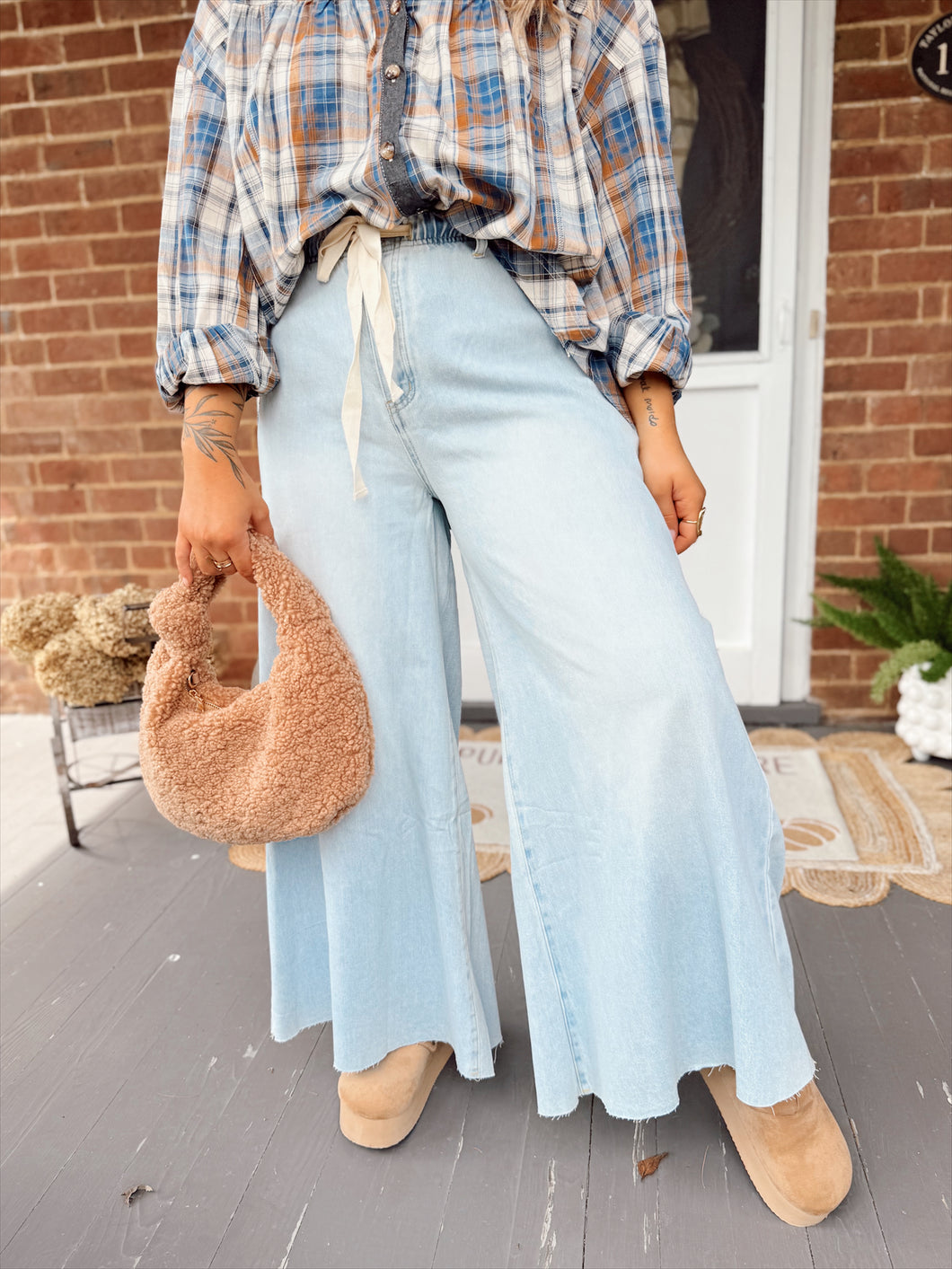 Ophelia Denim Pants | Light Wash