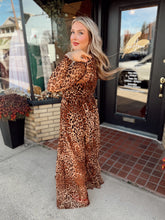 Load image into Gallery viewer, Run the World Leopard Mesh Dress
