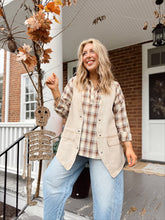 Load image into Gallery viewer, Rodeo Drive Longline Vest | Sand