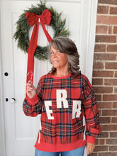 Load image into Gallery viewer, Merry &amp; Bright Pullover | Red