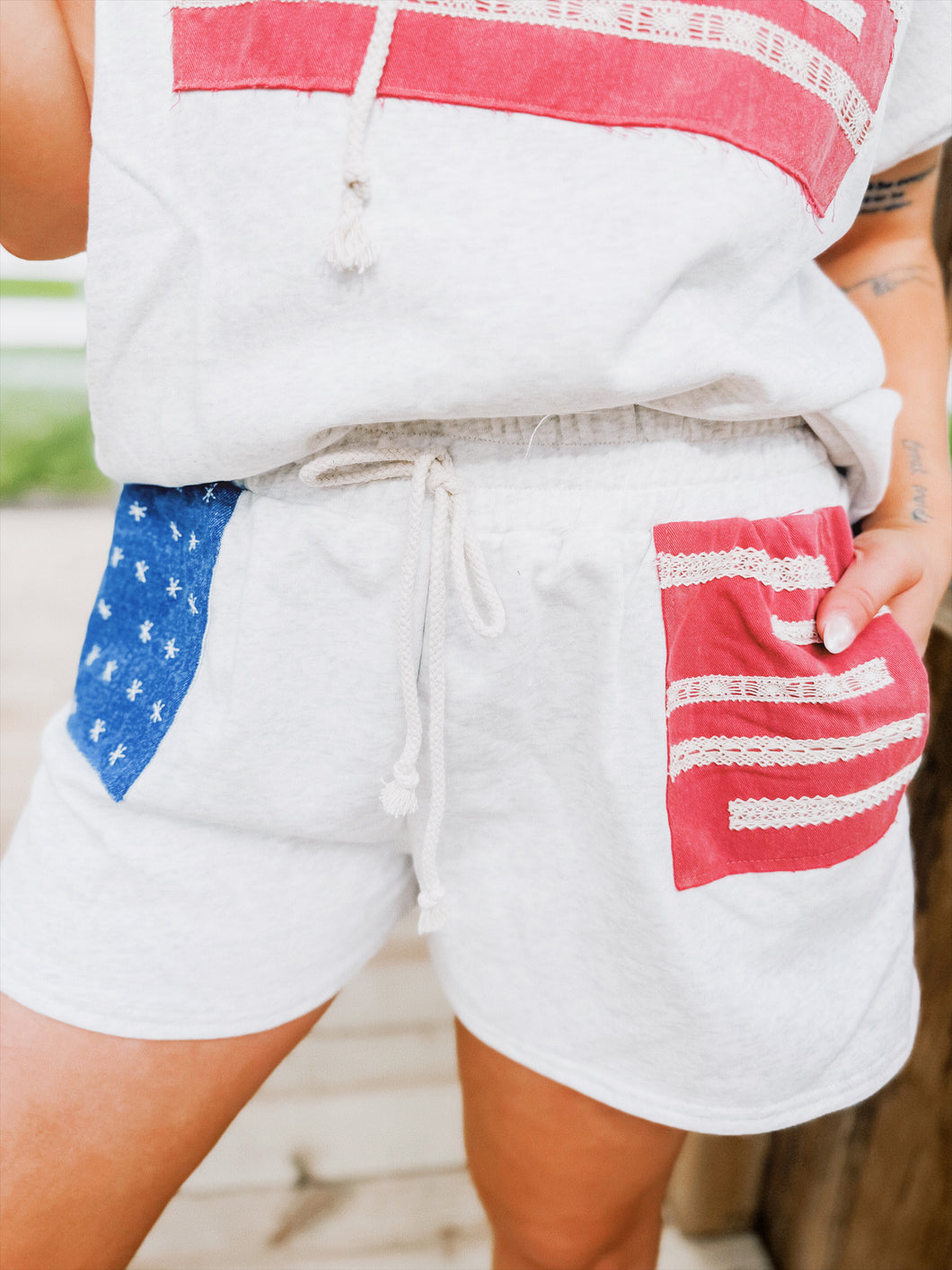 Make it Count Flag Shorts