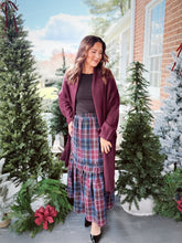 Load image into Gallery viewer, Keeping Up Cozy Cardigan | Dk Cherry