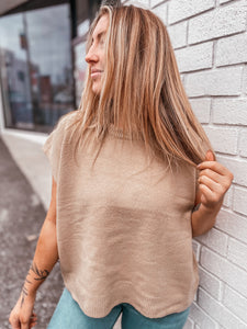 Goodness in My Life Sweater - Taupe