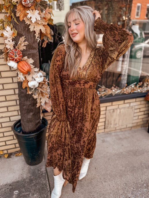 Know Me By Now Velvet Maxi | Mocha