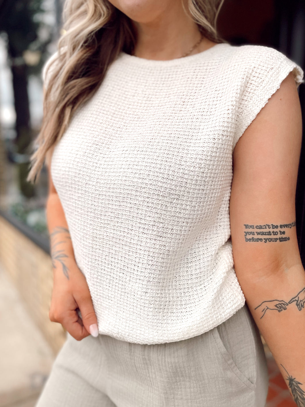 In The Details Sweater - Ivory