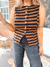 Load image into Gallery viewer, Sugar &amp; Spice Sweater Vest | Black