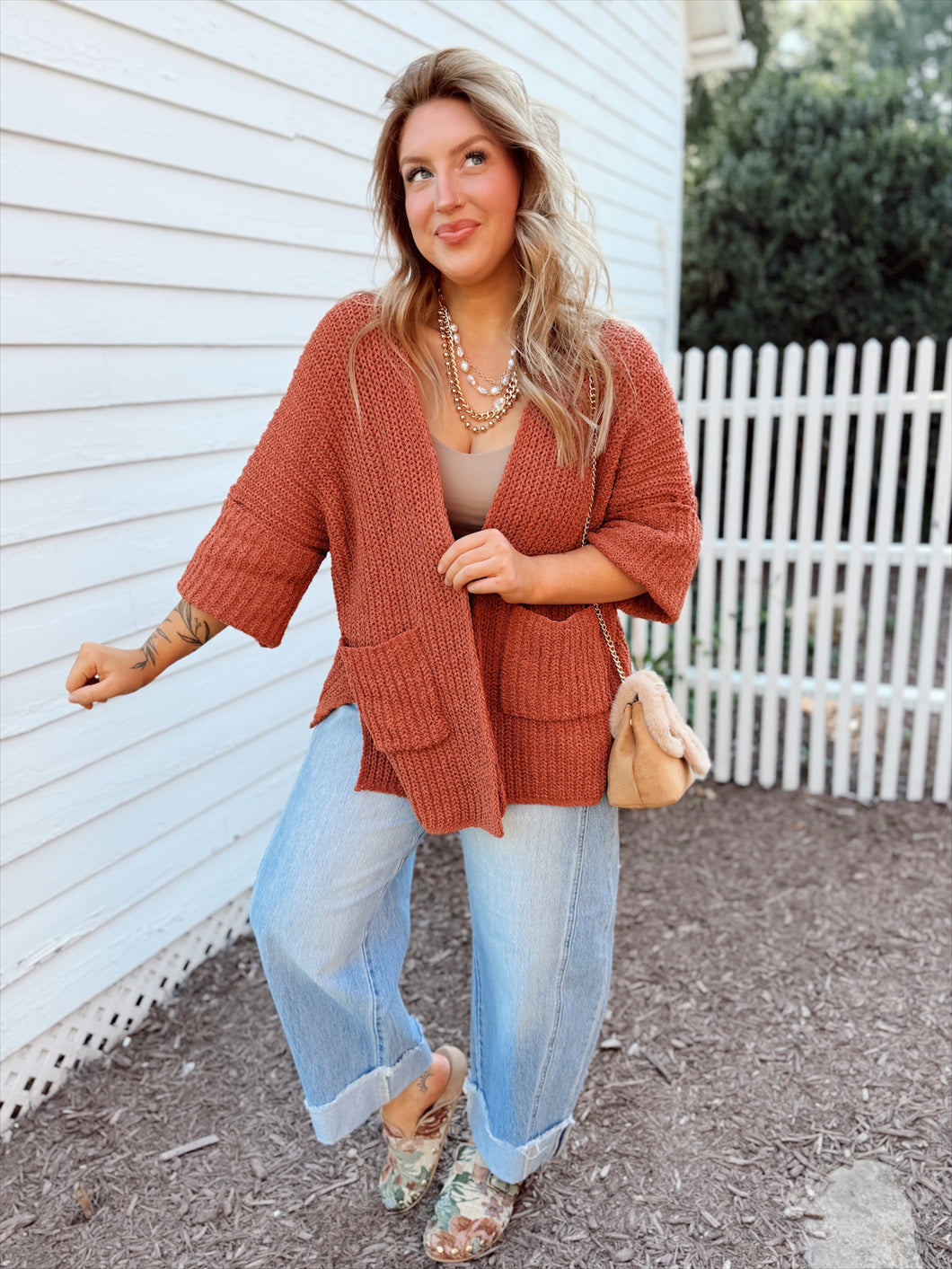 Something New Sweater | Brick