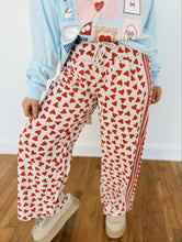 Load image into Gallery viewer, Love is all you need Pants | Red