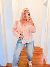 Load image into Gallery viewer, All Gussied Up Embroidered Top | Pink