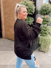 Load image into Gallery viewer, Running Around Town Pullover - Black