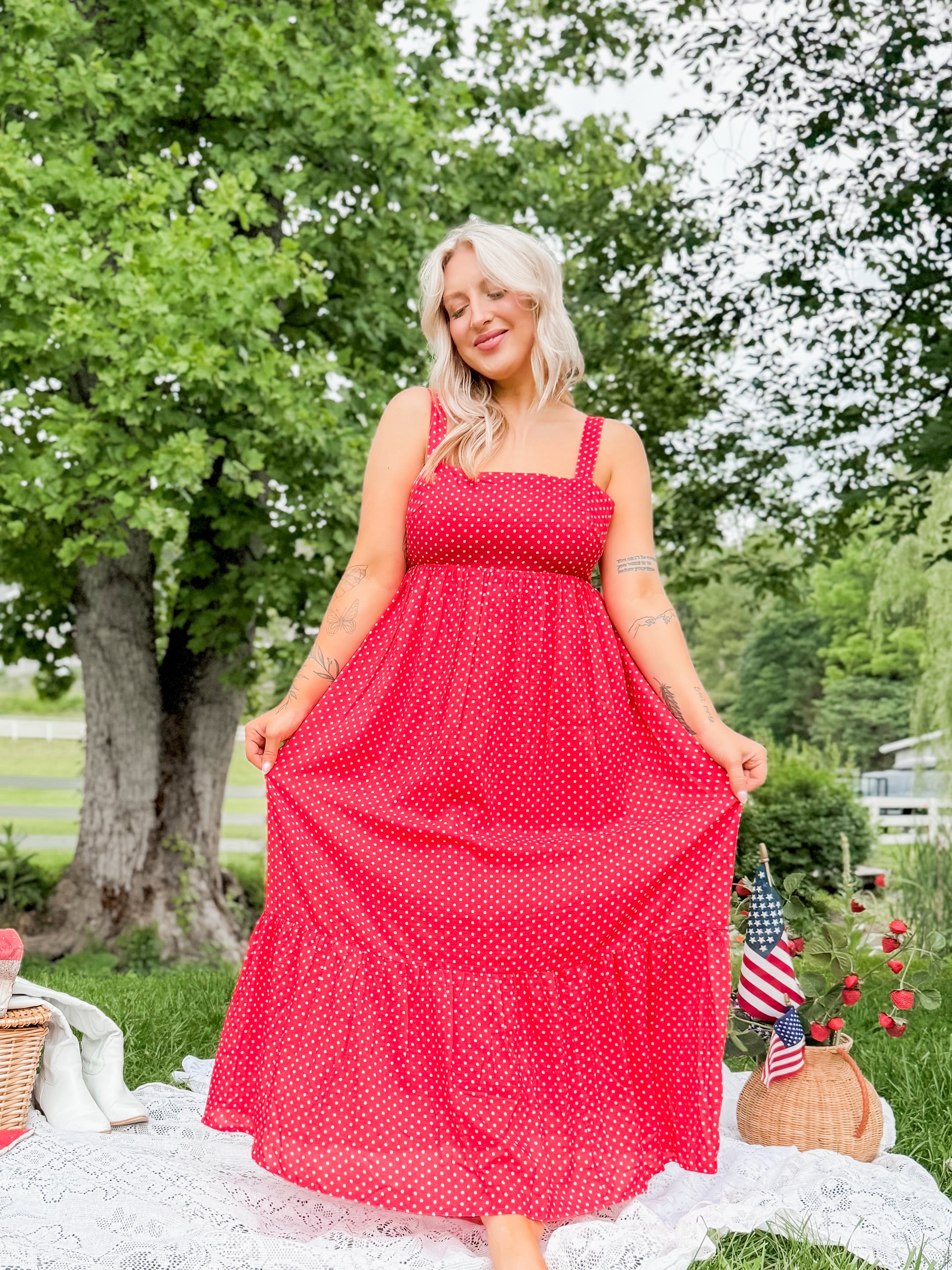 Cherry Pop Maxi Dress