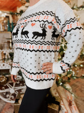 Load image into Gallery viewer, Doe a Deer Christmas Sweater