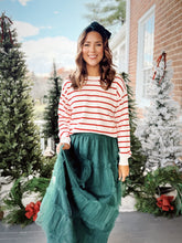 Load image into Gallery viewer, Kristi Striped Sweater | Red