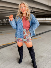 Load image into Gallery viewer, Hazen Tapestry Mini Skirt