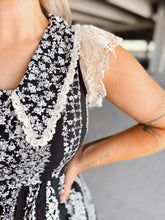 Load image into Gallery viewer, Sweet &amp; Demure Mini Dress | Black