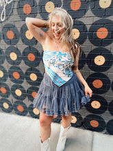 Load image into Gallery viewer, Smalltown Smokeshow Bandana Top - Blue