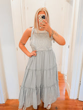Load image into Gallery viewer, Wanderland Apron Dress | Chambray