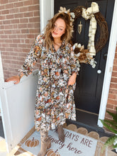 Load image into Gallery viewer, Romantic Rose Midi Dress