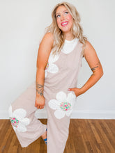 Load image into Gallery viewer, Flower Power Jumpsuit | Clay