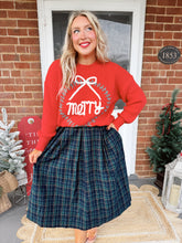 Load image into Gallery viewer, Merry Wreath Christmas Sweater | Red