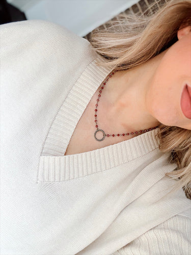 Perfect Addition Necklace | Wine