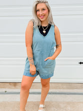 Load image into Gallery viewer, Feeling Free Short Overalls | Teal