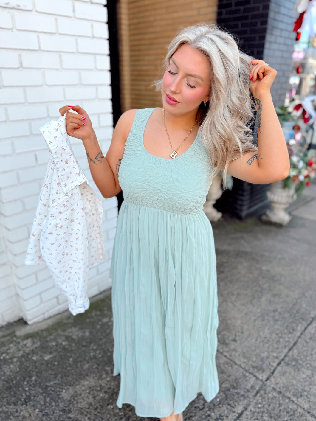 Hold Tight Maxi Dress | Sage