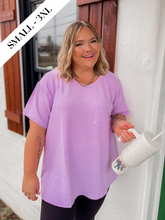 Load image into Gallery viewer, Brandy Basic Top in Lilac