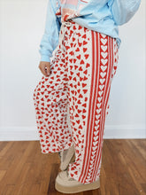 Load image into Gallery viewer, Love is all you need Pants | Red