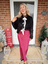 Load image into Gallery viewer, Poinsettia Princess Maxi Skirt