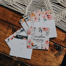 Load image into Gallery viewer, Floral Scripture Memory Card Set