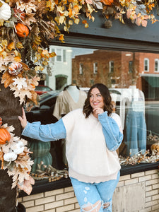 Curvy Sending Love Sweater