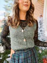 Load image into Gallery viewer, Little Details Sweater Vest | Green