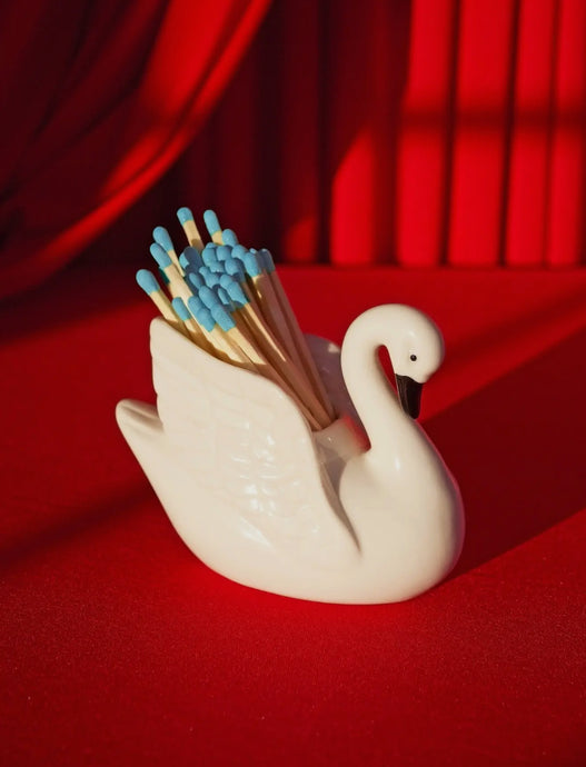 Swan Match Vase