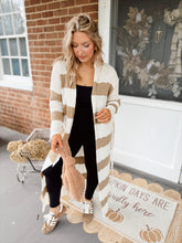 Load image into Gallery viewer, POL Tiffany Striped Cardigan
