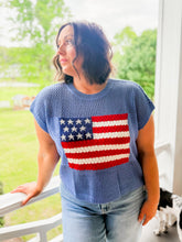 Load image into Gallery viewer, In Her Glory Flag Top