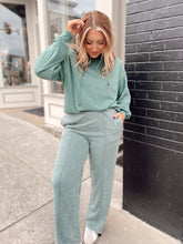 Load image into Gallery viewer, Chill Dayz Sweat Set - Gray Green