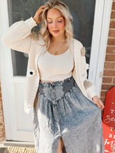 Load image into Gallery viewer, Flower Power Chunky Cardigan