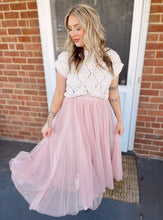 Load image into Gallery viewer, Dance All Day Tulle Midi Skirt - Pink
