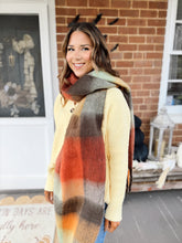 Load image into Gallery viewer, Set the Trend Gingham Scarf
