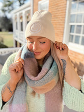 Load image into Gallery viewer, Happy to be Here Beanie| Ivory