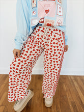 Load image into Gallery viewer, Love is all you need Pants | Red