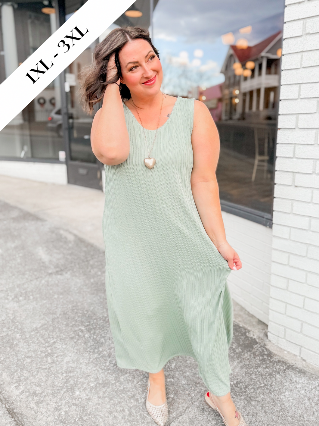 Catch My Breath Maxi | Olive