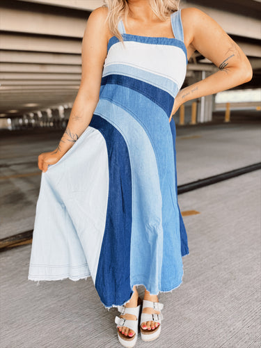 Dreams Unwind Denim Dress