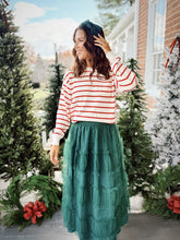 Load image into Gallery viewer, Kristi Striped Sweater | Red