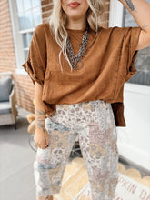 Load image into Gallery viewer, Miranda Suede Studded Dolman | Camel