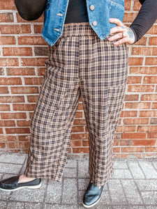 Plaid Paradise Wide leg Pant