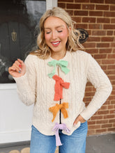 Load image into Gallery viewer, Rainbow Ribbon Cardigan
